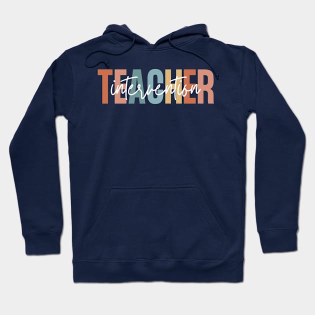 Intervention Teacher Hoodie by yass-art